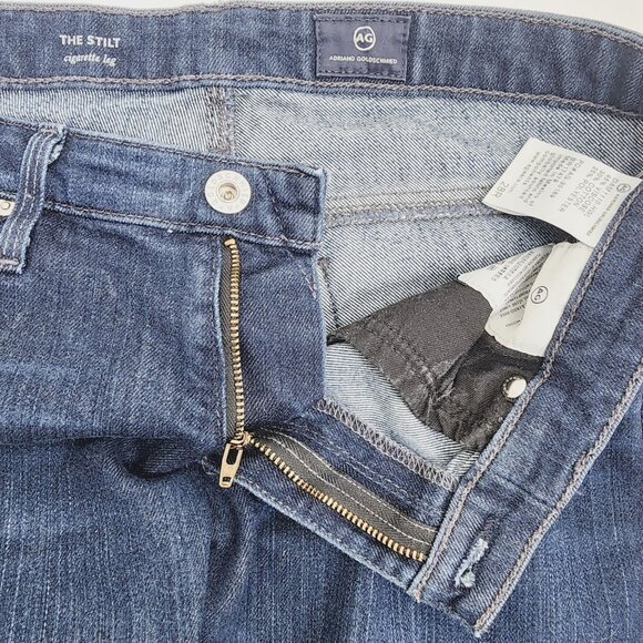 Adriano Goldschmied Stilt Cigarette Jeans Women's Size‎ 28 Blue - Picture 8 of 9